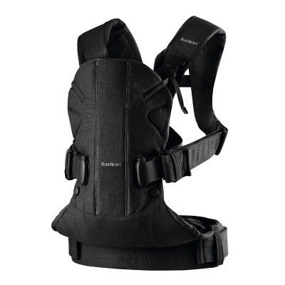 Baby Carrier One Black Cotton