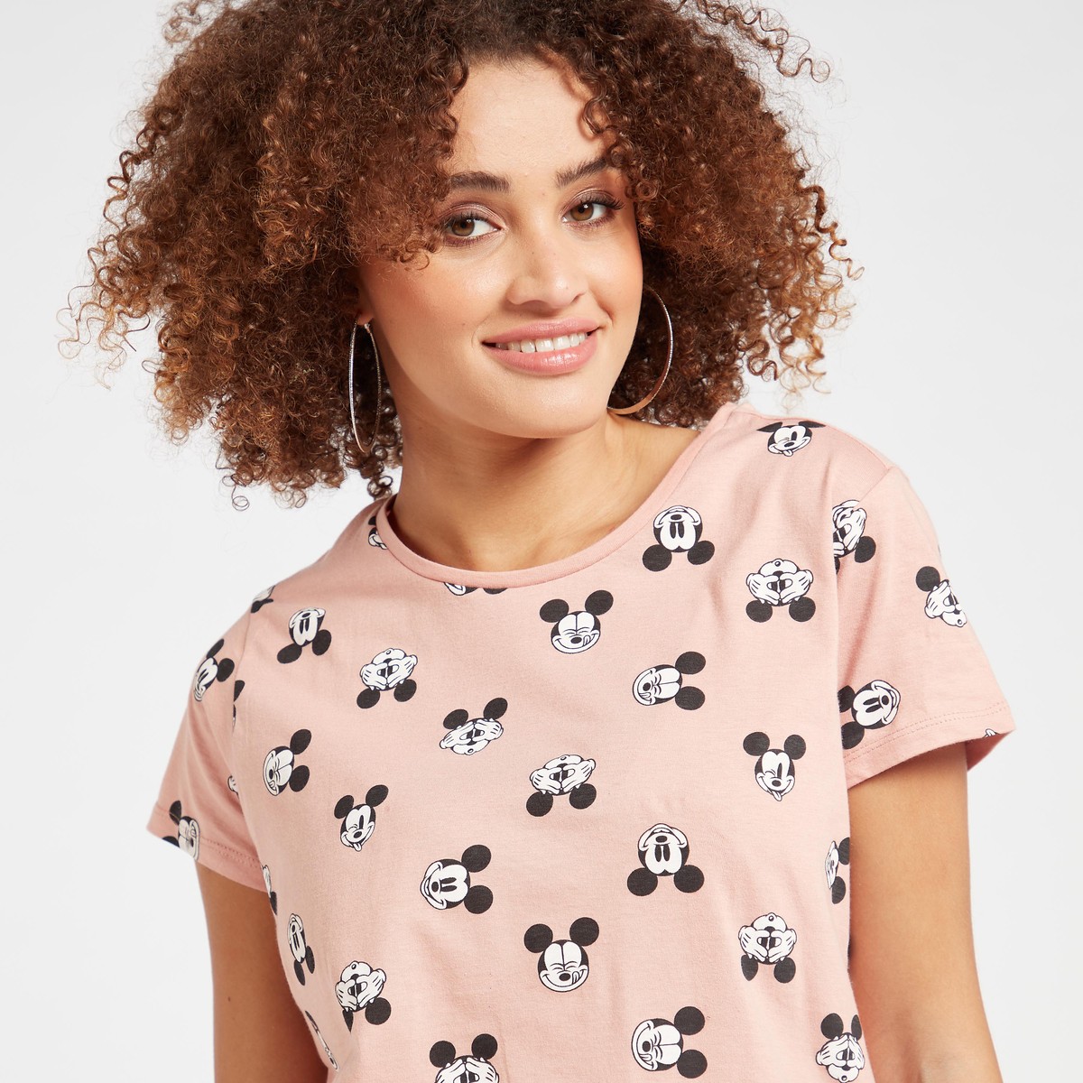 Mickey Mouse T-shirt with Cap Sleeves 1