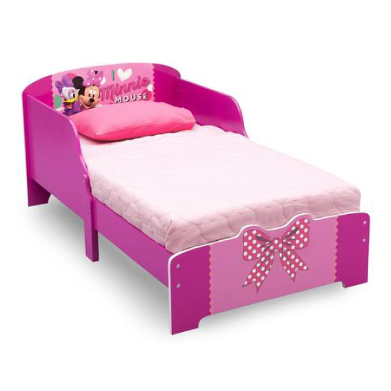 Minnie Mouse Wooden Toddler Bed