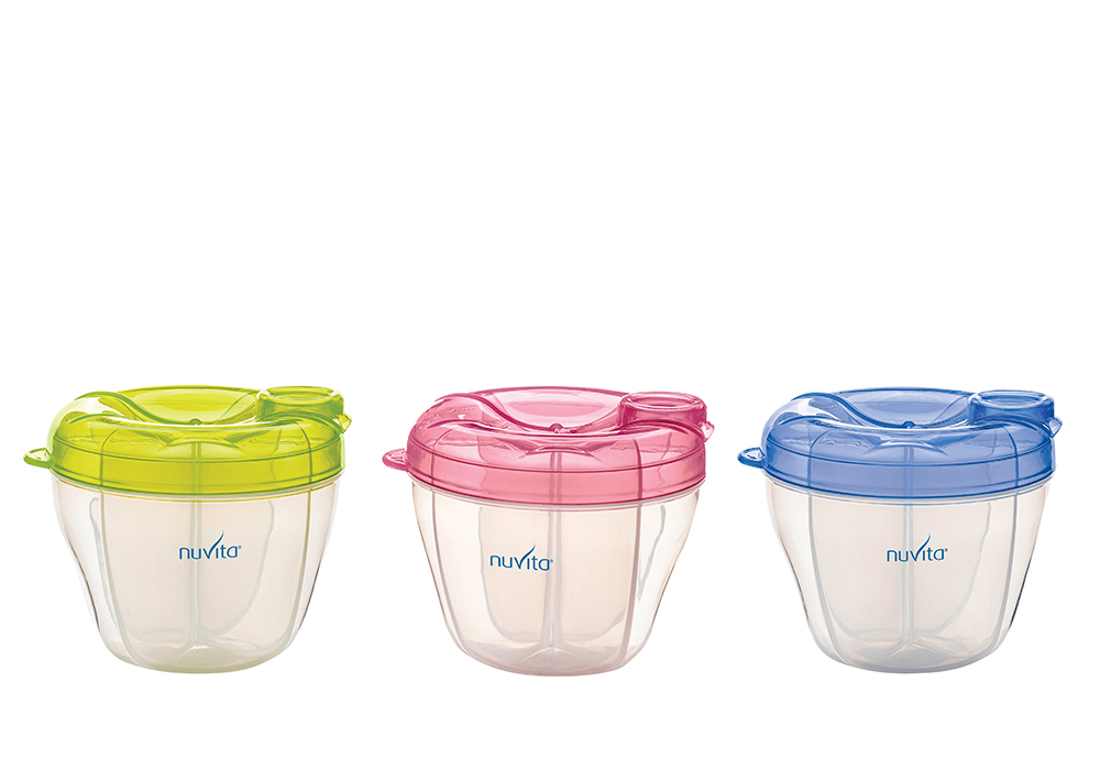 Nuvita Milk Powder Container and Dispenser With 4 Compartments
