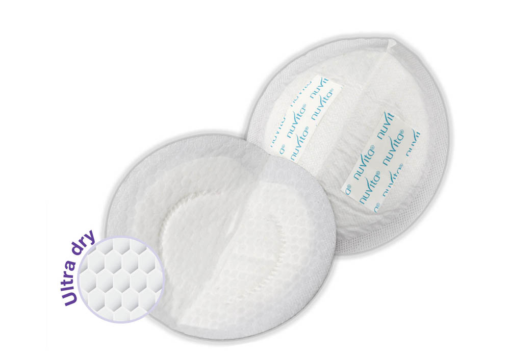 Nuvita Most Absorbent Day and Night Time Breast Pads in SAP - 30 & 60 pcs Pk