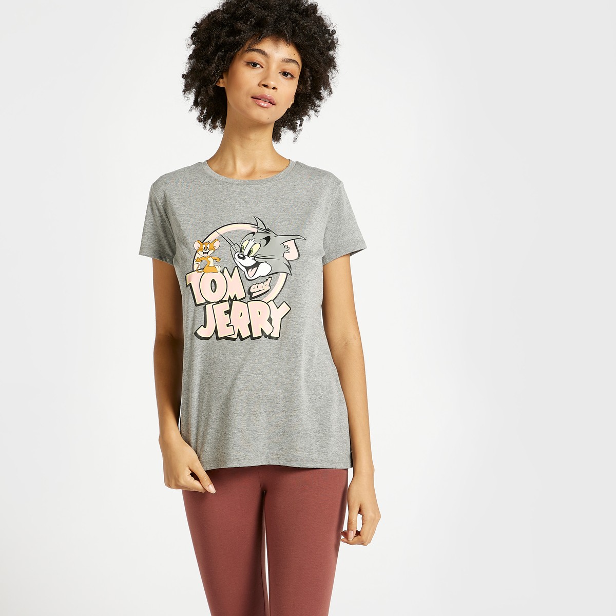 Tom and Jerry Print T-shirt 1