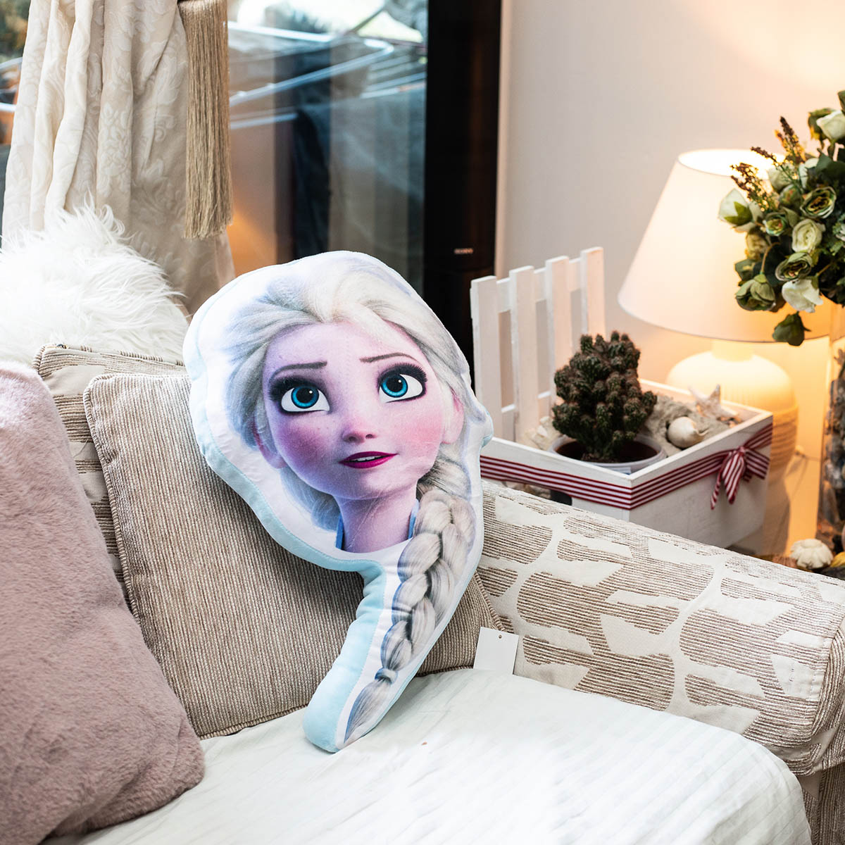 Elsa Shapped Cushion