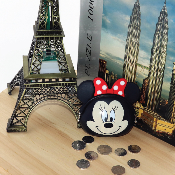 Minnie Mouse 3D Silicone Purse