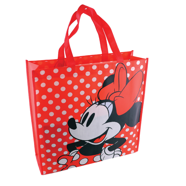Minnie Mouse Tote Bag Reusable Foldable Shopping Bag (1)