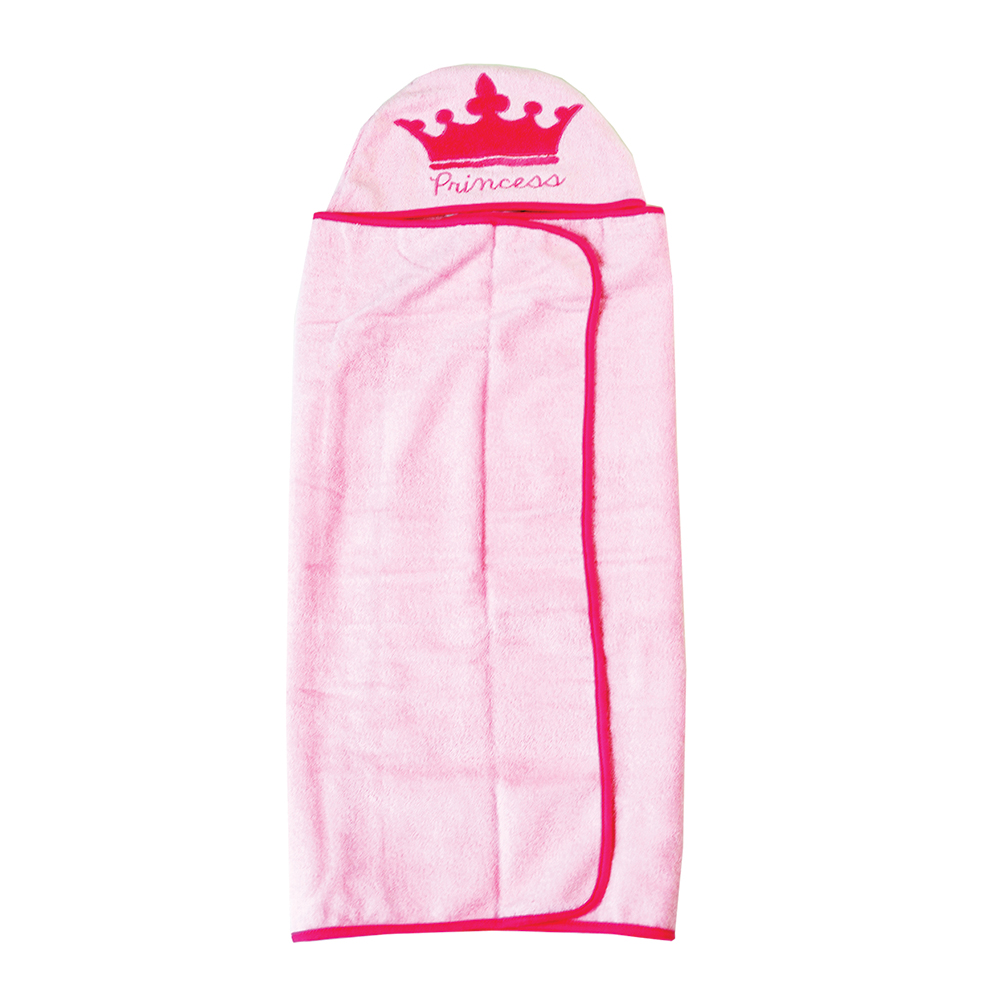 Princess Baby 3D Hooded Towels Washcloth 68.5x68.5 cm